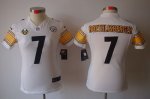Jerseys Factory Cheap Nike Steelers #7 Ben Roethlisberger White