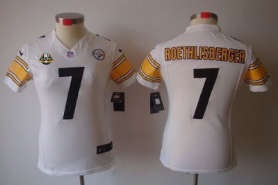 Jerseys Factory Cheap Nike Steelers #7 Ben Roethlisberger White