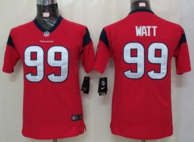 Jerseys Factory Cheap Nike Texans #99 J.J. Watt Red Alternate Yo
