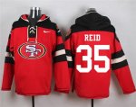 Jerseys Factory Cheap Nike 49ers #35 Eric Reid Red Player Pullov