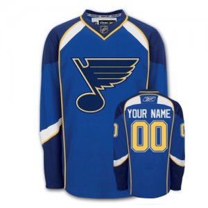 Jerseys Factory Cheap Blues Personalized Authentic Blue NHL Jers
