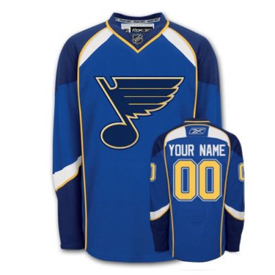Jerseys Factory Cheap Blues Personalized Authentic Blue NHL Jers