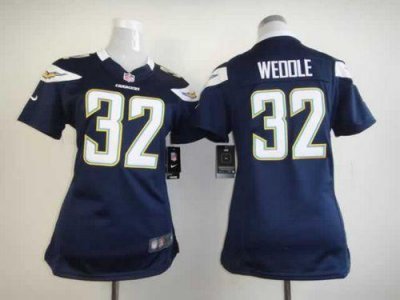Jerseys Factory Cheap Nike Chargers #32 Eric Weddle Navy Blue Te