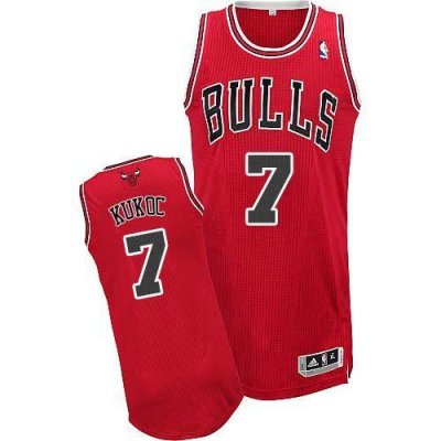 Jerseys Factory Cheap Revolution 30 Bulls #7 Tony Kukoc Red Stit