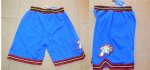Jerseys Factory Cheap Philadelphia 76ers Blue Throwback NBA Shor