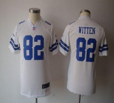 Jerseys Factory Cheap Nike Cowboys #82 Jason Witten White Youth