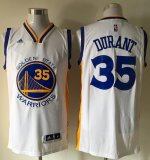 Jerseys Factory Cheap Warriors #35 Kevin Durant White Home Stitc