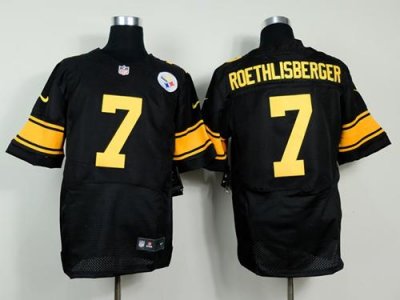 Jerseys Factory Cheap Nike Steelers #7 Ben Roethlisberger Black(