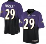 Jerseys Factory Cheap Nike Ravens #29 Justin Forsett Purple/Blac