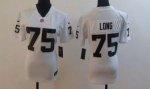 Jerseys Factory Cheap Nike Raiders #75 Howie Long White Women's