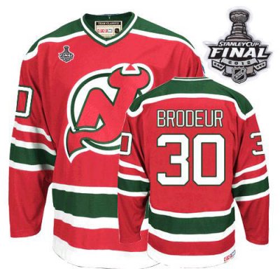 Jerseys Factory Cheap Devils #30 Martin Brodeur 2012 Stanley Cup