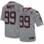 Jerseys Factory Cheap Nike Texans #99 J.J. Watt Lights Out Grey
