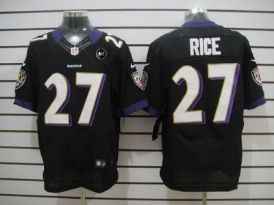 Jerseys Factory Cheap Nike Ravens #27 Ray Rice Black Alternate W