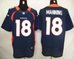 Jerseys Factory Cheap Nike Broncos #18 Peyton Manning Navy Blue