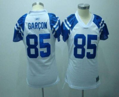 Jerseys Factory Cheap Colts #85 Pierre Garcon White Women's Fiel