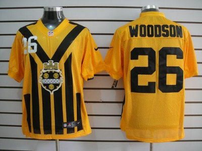 Jerseys Factory Cheap Nike Steelers #26 Rod Woodson Gold 1933s T