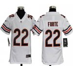 Jerseys Factory Cheap Nike Bears #22 Matt Forte White Youth Embr