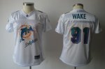 Jerseys Factory Cheap Dolphins #91 Cameron Wake White 2011 Women