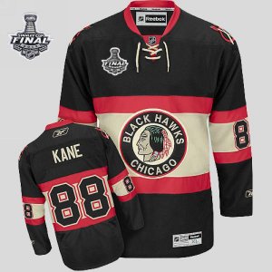 Jerseys Factory Cheap Blackhawks #88 Patrick Kane Embroidered Bl