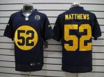 Jerseys Factory Cheap Nike Packers #52 Clay Matthews Navy Blue A