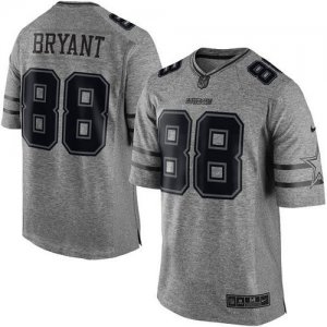 Jerseys Factory Cheap Nike Cowboys #88 Dez Bryant Gray Men's Sti