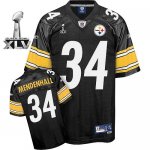 Jerseys Factory Cheap Steelers #34 Rashard Mendenhall Black Supe