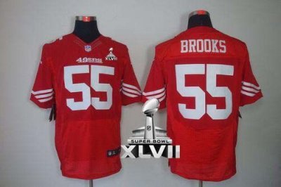 Jerseys Factory Cheap Nike 49ers #55 Ahmad Brooks Red Team Color