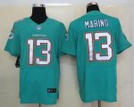 Jerseys Factory Cheap Nike Dolphins #13 Dan Marino Aqua Green Te