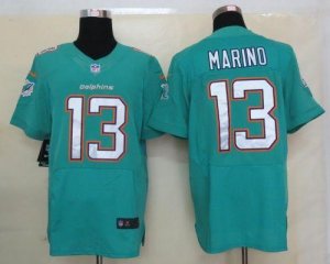 Jerseys Factory Cheap Nike Dolphins #13 Dan Marino Aqua Green Te