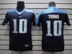 Jerseys Factory Cheap Titans #10 Vince Young Dark Blue Embroider