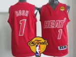Jerseys Factory Cheap Heat #1 Chris Bosh Red Big Color Fashion F