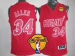 Jerseys Factory Cheap Heat #34 Ray Allen Red Big Color Fashion F