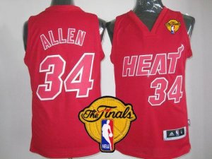 Jerseys Factory Cheap Heat #34 Ray Allen Red Big Color Fashion F