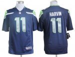 Jerseys Factory Cheap Nike Seahawks #11 Percy Harvin Steel Blue