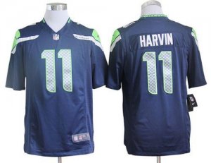 Jerseys Factory Cheap Nike Seahawks #11 Percy Harvin Steel Blue