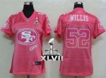 Jerseys Factory Cheap Nike 49ers #52 Patrick Willis Pink Super B