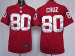 Jerseys Factory Cheap Nike Giants #80 Victor Cruz Red Alternate