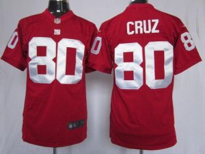 Jerseys Factory Cheap Nike Giants #80 Victor Cruz Red Alternate