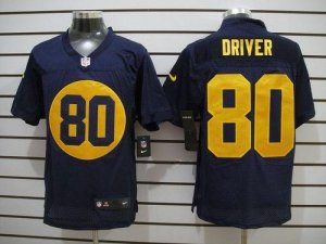 Jerseys Factory Cheap Nike Packers #80 Donald Driver Navy Blue A