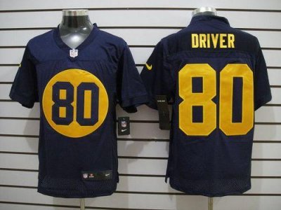 Jerseys Factory Cheap Nike Packers #80 Donald Driver Navy Blue A
