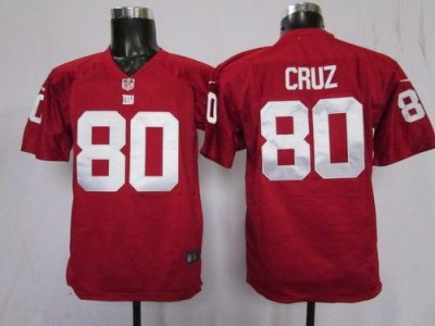 Jerseys Factory Cheap Nike Giants #80 Victor Cruz Red Alternate