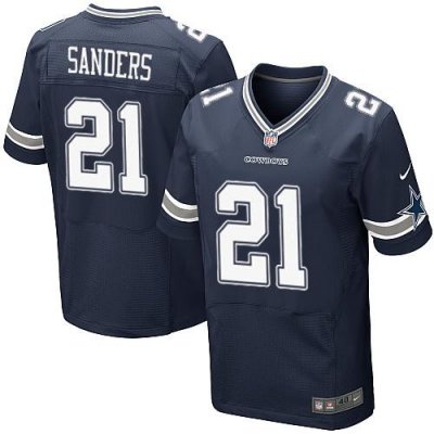 Jerseys Factory Cheap Nike Cowboys #21 Deion Sanders Navy Blue T