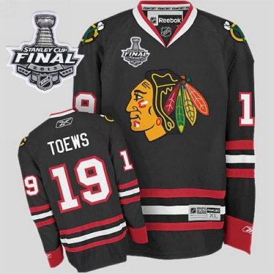 Jerseys Factory Cheap Blackhawks #19 Jonathan Toews Embroidered