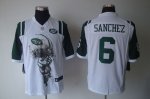 Jerseys Factory Cheap Nike Jets #6 Mark Sanchez White Men's Stit