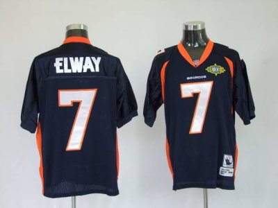 Jerseys Factory Cheap Mitchel & Ness Broncos #7 John Elway Blue