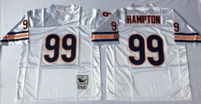 Jerseys Factory Cheap Mitchell&Ness Bears #99 Dan Hampton White