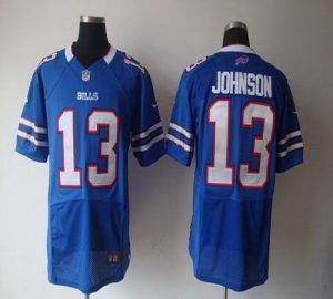 Jerseys Factory Cheap Nike Bills #13 Steve Johnson Royal Blue Te