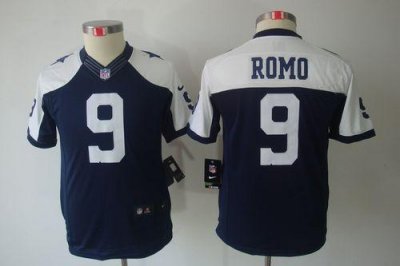 Jerseys Factory Cheap Nike Cowboys #9 Tony Romo Navy Blue Thanks