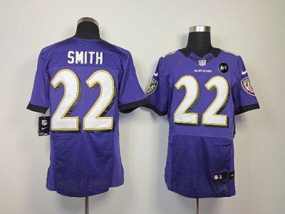 Jerseys Factory Cheap Nike Ravens #22 Jimmy Smith Purple Team Co
