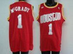 Jerseys Factory Cheap Rockets #1 Tracy McGrady Embroidered Red N